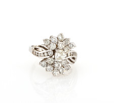 0.70Ct White Round Prong Set Vintage Engagement Ring Solid 925 Sterling Silver