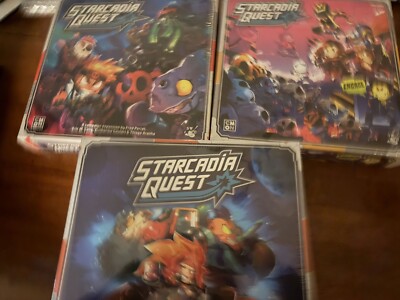 Starcadia Quest boad game Space Marauders Pledge (Kickstarter) New