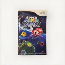 Super Mario Galaxy Nintendo Wii Instruction Manual Only