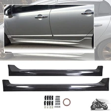 Fits Honda Civic 06-11 07 08 09 10 Sedan ABS Mugen RR Style Side Skirts Pair