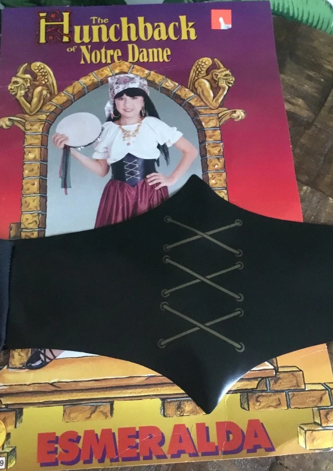 Nuevo Disfraz De Colección Niñas Esmeralda Jorobado de Notre Dame Vestido Gitano Mediano Foto 4 de 4