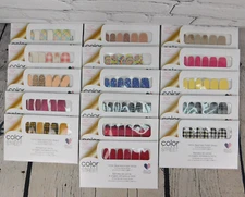 Lot Of 16 Color Street 100% Real Nail Polish Strips  Packs-Variety new/sealed