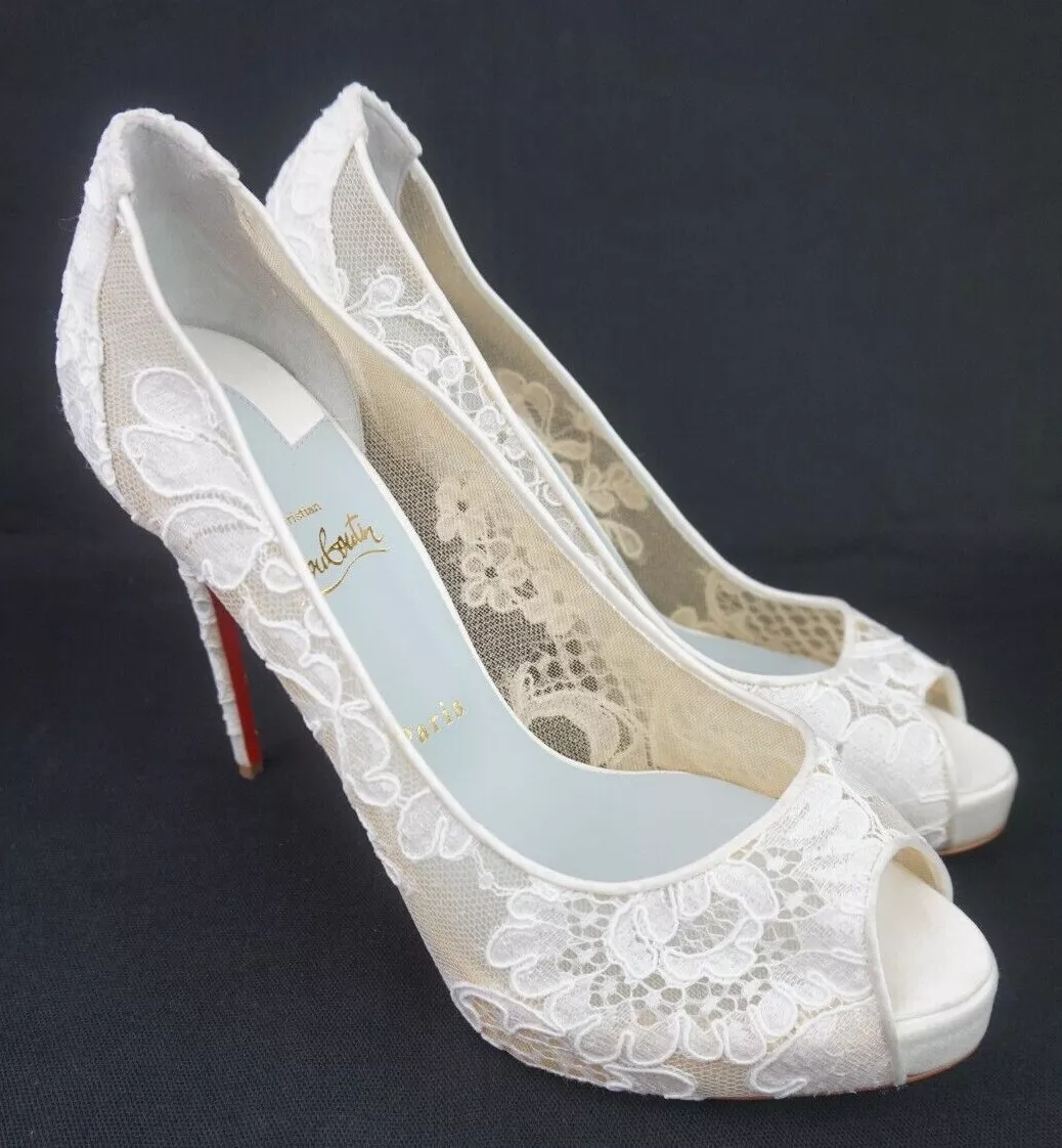 Christian Louis Vuitton Platform Peep Toe Shoes for Sale in