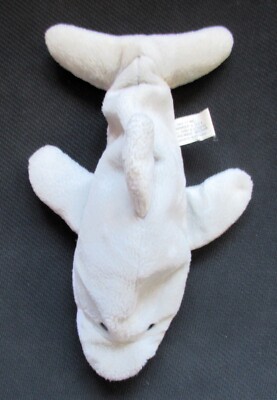 Ty Beanie Baby - Flash Dolphin - 1st First Generation Tush Tag 1993 No Hang Tag