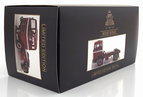 Road Kings 1/18 MERCEDES LPS 1632 RED BLACK WHITE 1969 KK Scale Model - Foto 10 di 10