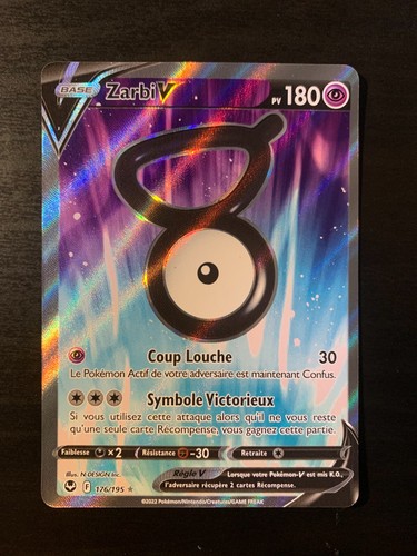 Carte Pokémon : Zarbi V 176/195 Tempête Argentée Française NEUF