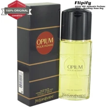 OPIUM Cologne 1.6 oz / 3.3 oz / 1 oz EDT Spray for MEN by Yves Saint Laurent