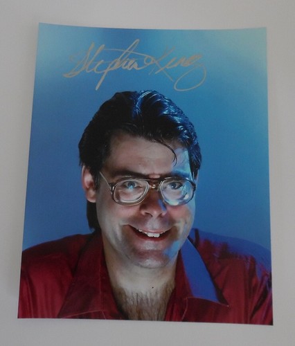 STEPHEN KING Signed Autographed Photo Library COA Hologram