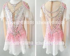 High-end custom skating performance clothing children figure skating performance
