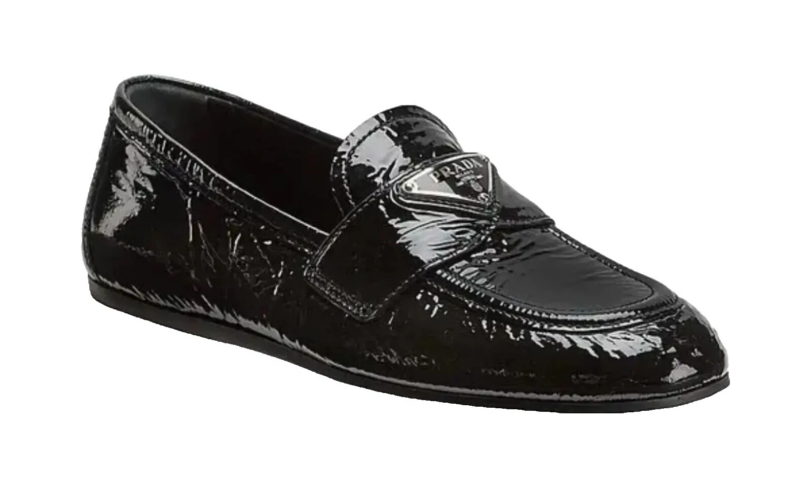 Tacón Bajo sólido Casual Charol PRADA para Mujeres