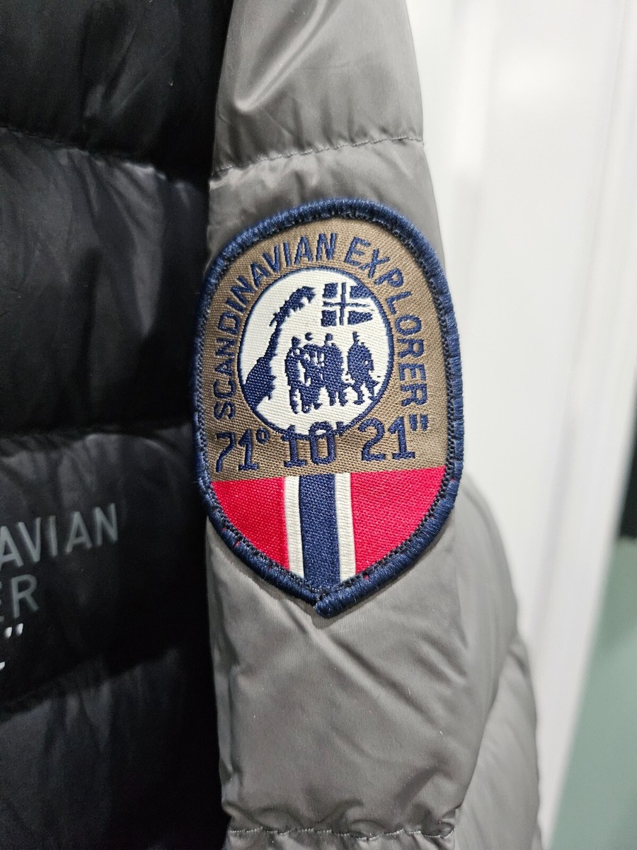 SCANDINAVIAN EXPLORER ジャケット　薄手　北欧　XL　新品 Scandinavian Explorer Puffer Hooded Jacket coat Lightweight