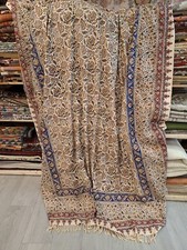 Persien Isfahan Handgestempelter Stoff gut waschbar Maß 265 x 205 cm Teppich