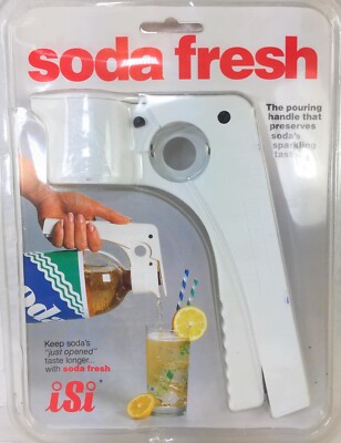 iSi Soda Fresh Pouring Handle Opens Bottles Server Keep Carbonation 1990 Vintage
