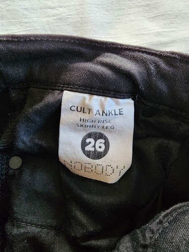 Nobody Denim Ladies P7134 Cult Ankle Skinny High Rise Posession Jeans Size 26 - Picture 13 of 14