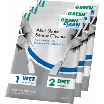 3x After Shake Foto Kamera Sensor Cleaner Reiniger für Ultrasonic Dust Reduction