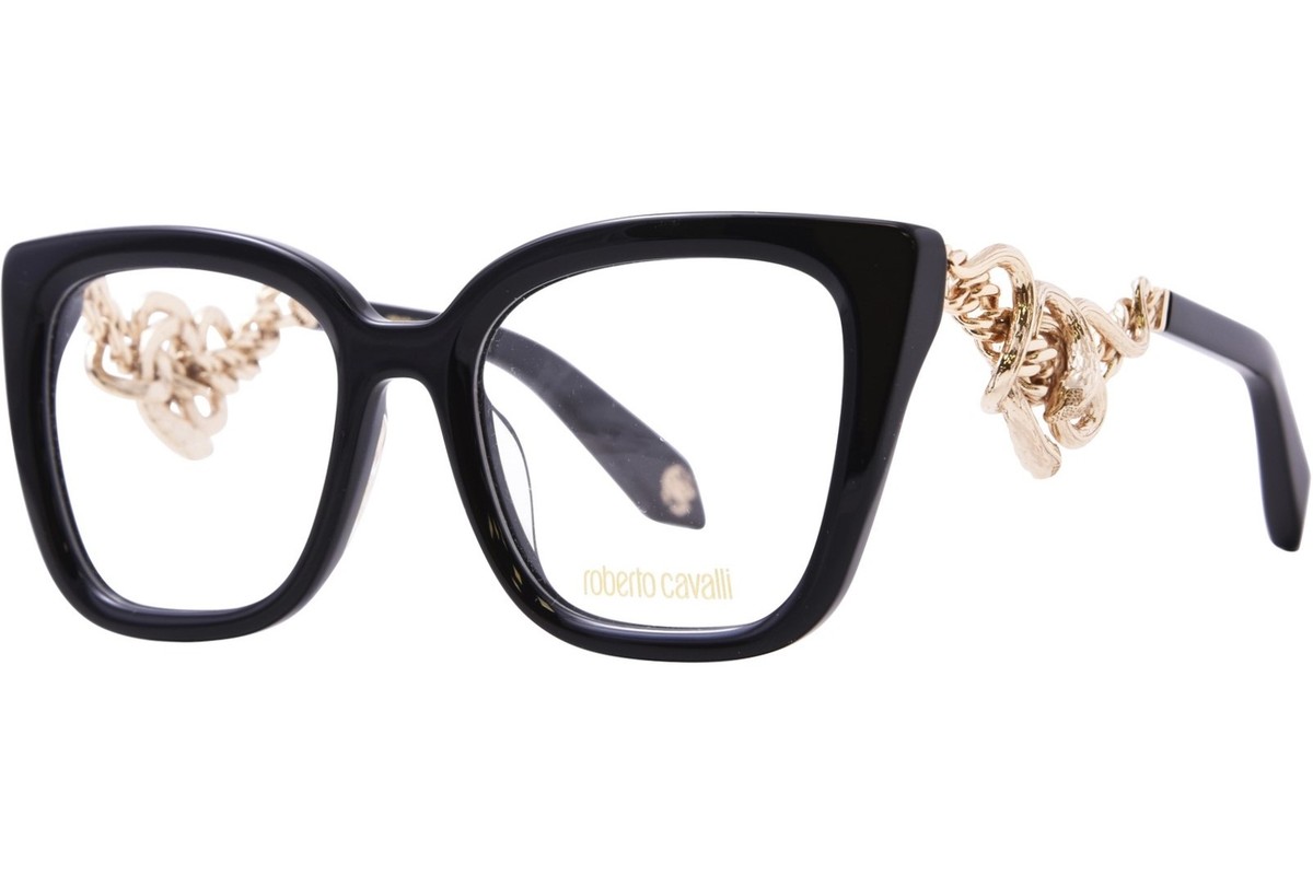 Roberto Cavalli VRC051M 0700 Eyeglasses Frame Women's Shiny