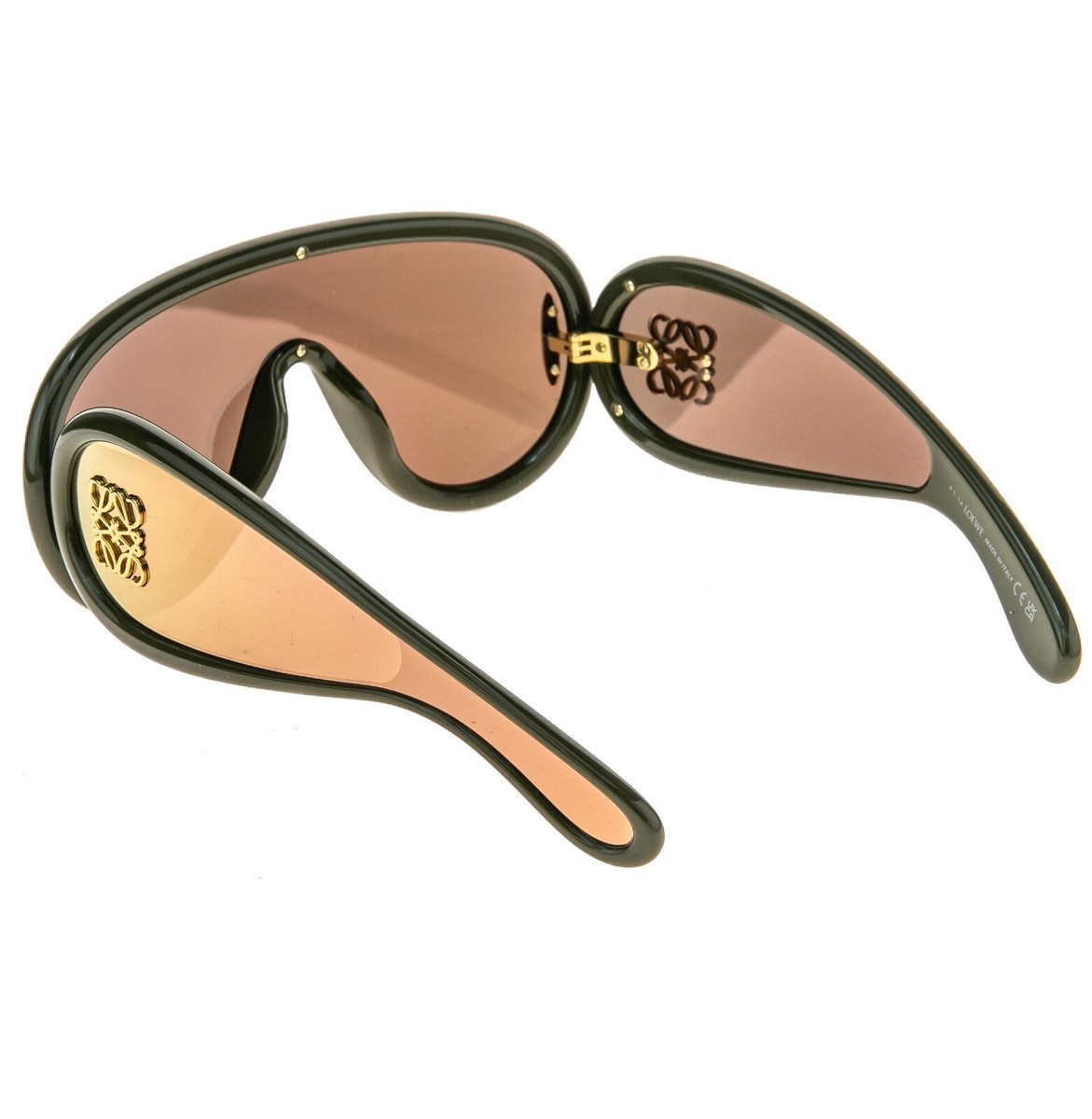 LOEWE ANAGRAM PAULA IBIZA Aviator Mask LW40108I Khaki Pink Mirror