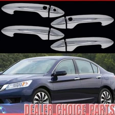 2013 2014 2015 2016 2017 Honda Accord CHROME Door Handle COVERS w/Smart Keyholes