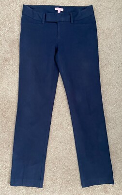 s Lilly Pulitzer Navy Blue Leigh Trouser Pants, Style 59464, Size 4