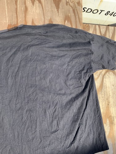Cal Cru- Wolf Print T-shirt - XXL Black USA Made 2 XL - Picture 11 of 13