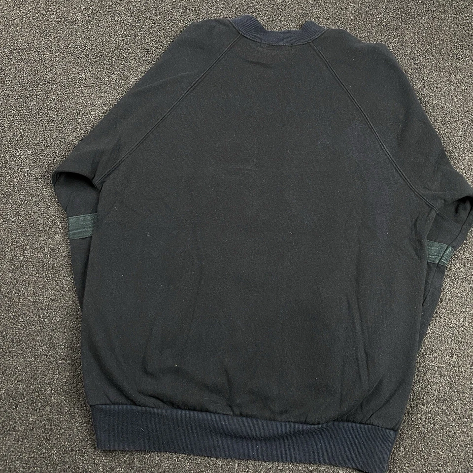 Винтажный свитшот Georgio Beverly Hills размер большой черный сделано в США - Изображение 4 из 4