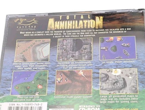Total Annihilation & Core Contingency & Battle Tactics PC Windows 95/98 & Guide - Picture 3 of 17