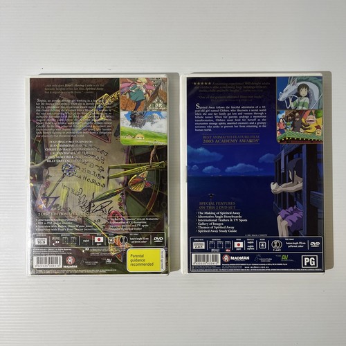 Studio Ghibli. Howl's Moving Castle & Spirited Away DVDs (Region 4)free Shipping - Picture 2 of 4