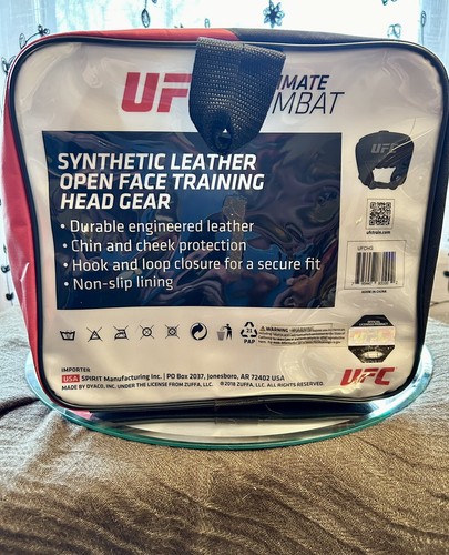 UFC Face Head Gear Guard Helmet MMA ** FREE GLOVES ** - 第 3/10 張圖片