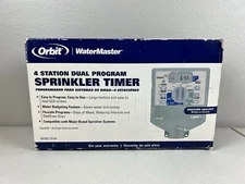 Orbit Watermaster 4 Station Indoor Mount Sprinkler Timer #57194 NO ADAPTER