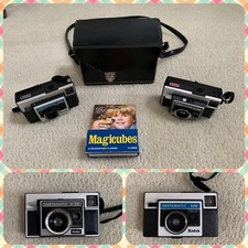 Vintage Vtg Kodak X-30 and X-35 Instamatic Flash Cameras Made in USA