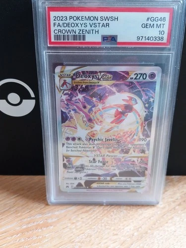 Deoxys VSTAR GG46/GG70 Crown Zenith Card PSA 10 Gem Mint