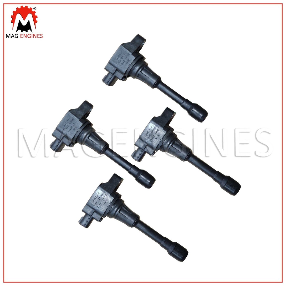 22448-JA00C IGNITION COIL SET x 4 PCS NISSAN MRA8DE MR20DE 16V 1.8