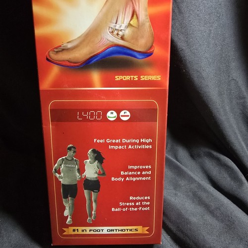 Aetrex Orthotics Compete L405 Womens Size 6 Insoles Sports Series - Picture 3 of 5