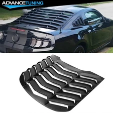 Fit 05-14 Ford Mustang Coupe 2-Door Unpainted Rear Window Louver Sun Shade Cover
