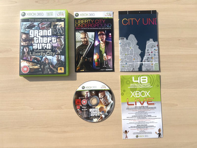 Xbox 360 | Grand Theft Auto 4 | Zwei komplette Spiele | mit Karte & Handbuch | UK
