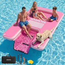 10X6 FT Floating Ring Inflatable Water Hammock