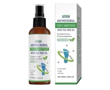 Umex Anti-Microbial Foot Sanitizer Spray W Tea Tree Oil, Deodorant For Foot Odor