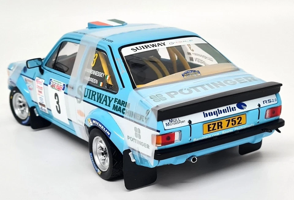 SUN STAR - FORD Escort RS1800 1982 #3 Vincitrice West Wales Rally Ricambi Jaf... - Immagine 2 di 2