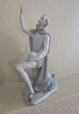 Don Quixote ''The Quest'' Figurine Lladro #5224 *Staff Missing* Good Condition