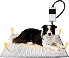 Pet Heating Pad Cats Electric Outdoor Dog Warming Bed Mat with Chew Resistant US