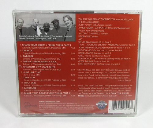 Doin the Funky Thing by Walter "Wolfman" Washington (CD, 2008) New & Sealed - Picture 2 of 2