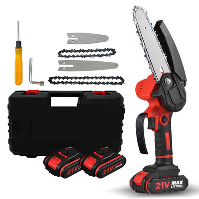 Cornesty Mini Chainsaw 4 Inch 6 Inch Portable Electric Chainsaw Cordless 2