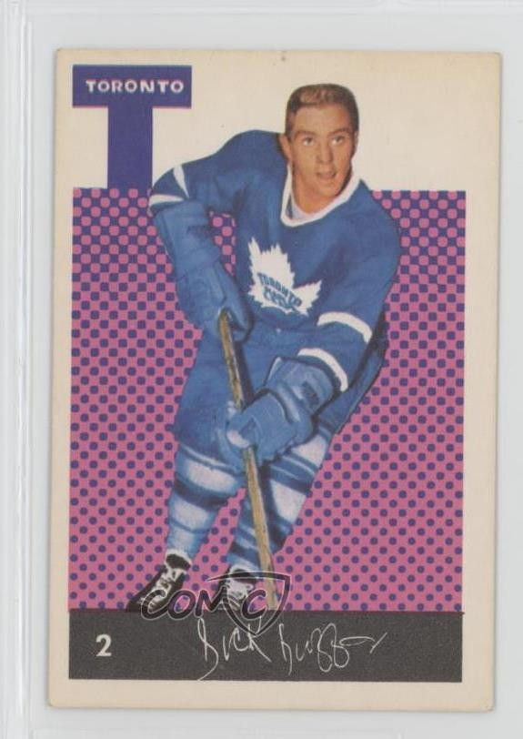 1962-63 Parkhurst Dick Duff #2 HOF 0mx5