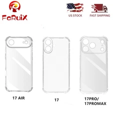 For iPhone 17 AIR PRO MAX Case Military-Grade Drop Protection Slim Clear iPhone