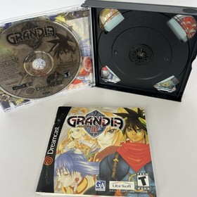 Grandia II (Sega Dreamcast, 2000) Complete CIB W 2 Discs Soundtrack & Game