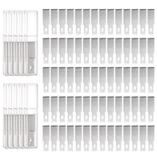 100pcs Exacto Knife Blades #21 Hobby Knife Replacement Blades Refills