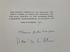 1941 New Orleans and Its Living Past - Signed and Numbered - Laughlin and Cohn