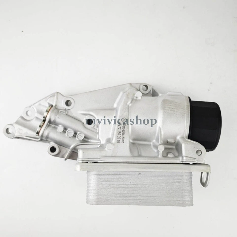 For Mercedes Benz W203 W463 X164 Oil Filter Housing 2721800510 With Oil Cooler Foto 3 de 4