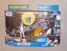 star wars clone wars barc speeder bike with clone trooper buzz