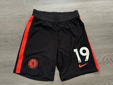 Chelsea FC Nike Dri-Fit ADV Player Issue 2021/2022 3rd Kit Shorts No 19 - Medium
